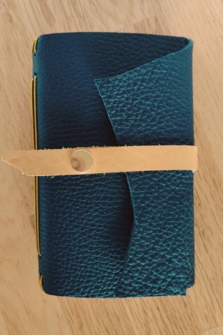 Carnet en cuir souple rechargeable